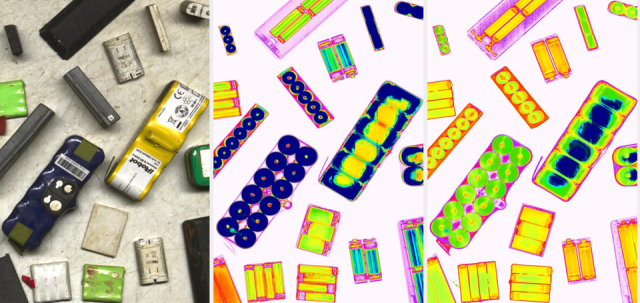 Batteries scanned by Xbat.ai technology